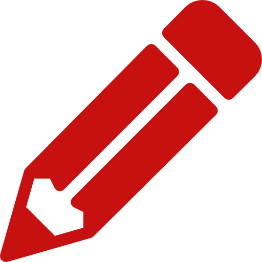 Red Pencil Icon